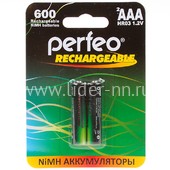 Аккумулятор Perfeo LR03/2BL  600mAh (AAA) Аккумулятор Perfeo LR03/2BL  600mAh (AAA)