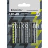 Батарейка алкалиновая DEFENDER LR06/4B