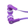 Наушники MP3/MP4 ELTRONIC (4419) кнопка ответа вызова; микрофон (фиолетовые)