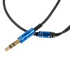 Наушники MP3/MP4 ELTRONIC (4417) CITY MUSIC алюминиевый корпус (синие)