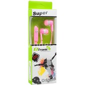 Наушники MP3/MP4 ELTRONIC (4418) URBAN CHAOS кнопка ответа вызова; микрофон (розовые)