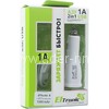 АЗУ ELTRONIC Premium для IPhone4  с USB выходом (1000mAh) коробка (белый)