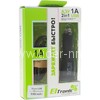 АЗУ ELTRONIC Premium Micro USB  с USB выходом (1000mAh) коробка (черный)
