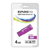 USB Flash 4GB Exployd (560) фиолетовый