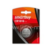 Батарейка литиевая Smartbuy CR1616/1BL Батарейка литиевая Smartbuy CR1616/1BL