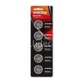 Батарейка литиевая Smartbuy CR2430/5BL Батарейка литиевая Smartbuy CR2430/5BL