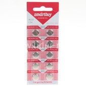 Батарейка алкалиновая Smartbuy AG12 LR43/10BL A386 Батарейка алкалиновая Smartbuy AG12 LR43/10BL A386