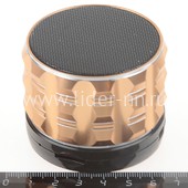 Колонка (S16) Bluetooth/MicroSD (золото)