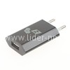 СЗУ ELTRONIC с USB выходом (1000mAh) ПЛОСКИЙ черный (в коробке)
