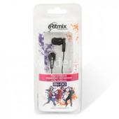 Наушники RITMIX RH-010 (черные) Наушники RITMIX RH-010 (черные)