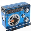 Колонка (PX-253LED) USB/SD/MicroSD/FM/фонарь синяя