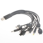 USB кабель для ЗУ с 10 переходниками(IP4/mini/microUSB/Sam D880/Tab/Nok6600/6101) USB кабель для ЗУ с 10 переходниками(IP4/mini/microUSB/Sam D880/Tab/Nok6600/6101)
