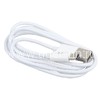 USB кабель для USB Type-C 1.0м (без упаковки) КРУГЛЫЙ белый (ELTRONIC)