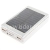 Портативное ЗУ (Power Bank) 20000mAh фонарь/2 USB/солнечная батарея (серебро)