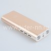 Портативное ЗУ (Power Bank) 16800mAh (UD-21) фонарь/3 USB (золото)