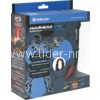 Наушники полноразмерные DEFENDER Warhead G-185/64106 с микрофоном; кабель 2м (черный/красный)