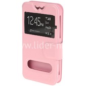 Чехол универсальный ELTRONIC Style силиконовое крепление/гор. флип/внешний магнит 5.0" (розовая)