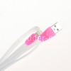 USB кабель для iPhone 5/6/6Plus/7/7Plus 8 pin 1.0 м RM/RC-030i (в коробке) белый/розовый