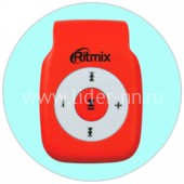 MP3 плеер RITMIX RF-1015 (красный)