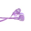 Наушники MP3/MP4 ELTRONIC (4426) NIGHT DISCO вакуумные с микрофоном (фиолетовые)