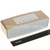 Колонка (S815) Bluetooth/USB/MicroSD/FM (золото)