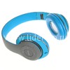 Наушники полноразмерные (S170) bluetooth/fm/micro SD синие (в коробке)