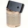 Колонка (Q3) Bluetooth/USB/MicroSD/FM/подставка для телефона (золото)