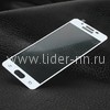 Защитное стекло на экран для Samsung Galaxy A3 2016 SM-A310F 2D белое