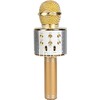 Колонка-микрофон (WS-858/C-335) Bluetooth/USB/micro SD/караоке (золото)