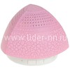 Колонка (S15) Bluetooth/USB/MicroSD/FM/подсветка (розовая)