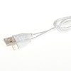 USB кабель для iPhone 5/6/6Plus/7/7Plus 8 pin 1.0 м CL-981 текстильный (белый) AWEI