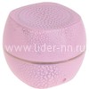 Колонка (Q800) Bluetooth/MicroSD/подсветка (розовая)