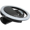 Светодиодное селфи кольцо для смартфона с аккумулятором №1 (черный)