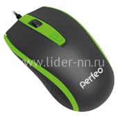 Мышь проводная PERFEO PROFIL (черно-зеленая) PF_4929 Мышь проводная PERFEO PROFIL (черно-зеленая) PF_4929