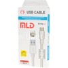 USB кабель для USB Type-C 1.5м фильтр (в коробке) белый