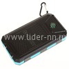 Портативное ЗУ (Power Bank) 20000mAh (EK-6) фонарь/2 USB/солнечная батарея/компас (синий)