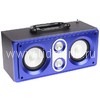 Колонка (KTS-817) Bluetooth/USB/MicroSD/FM/подсветка (синяя)