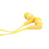 Наушники MP3/MP4 ELTRONIC (4419) кнопка ответа вызова; микрофон (желтые)