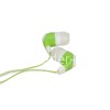 Наушники MP3/MP4 ELTRONIC (4433) Color Trend Hip-Hop вакуумные (белый/зеленый)