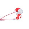 Наушники MP3/MP4 ELTRONIC (4433) Color Trend Hip-Hop вакуумные (белый/красный)