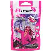 Наушники MP3/MP4 ELTRONIC (4441) Color Trend Pink вакуумные (белый/фиолетовый) Наушники MP3/MP4 ELTRONIC (4441) Color Trend Pink вакуумные (белый/фиолетовый)