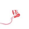 Наушники MP3/MP4 ELTRONIC (4432) Color Trend Full Sound вакуумные (белый/красный)