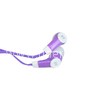 Наушники MP3/MP4 ELTRONIC (4436) Color Trend Rap Musik вакуумные (белый/фиолетовый)