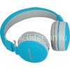 Наушники полноразмерные ELTRONIC Athlete (4455) bluetooth/fm/micro SD голубые (в коробке) soft touc