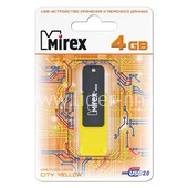 USB Flash 4GB Mirex CITY YELLOW USB Flash 4GB Mirex CITY YELLOW