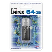 USB Flash  64GB Mirex UNIT BLACK