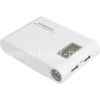 Портативное ЗУ (Power Bank) 10000mAh (PN913) фонарь/2USB/дисплей (белый)