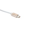 USB кабель для iPhone 5/6/6Plus/7/7Plus 8 pin 1.0м МАГНИТНЫЙ (в коробке) золото