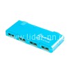 Разветвитель на 4 порта (USB hub) SBHA-6110-B Smartbuy голубой