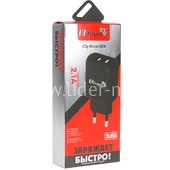 СЗУ ELTRONIC FASTER  2 USB выхода (2100 mAh) в коробке (черный)